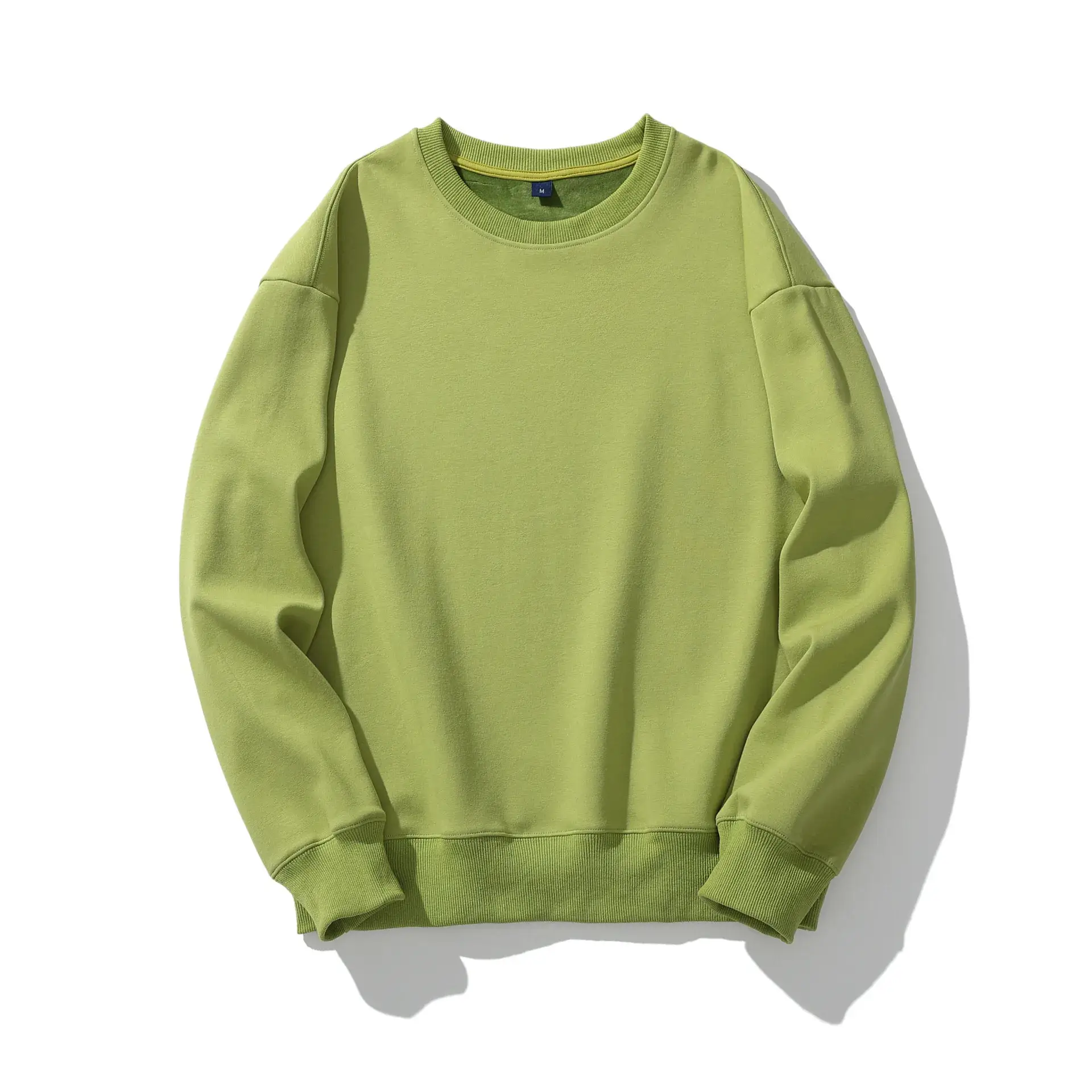 Pink Cotton Round Neck Sweatshirt for Men - Image 10