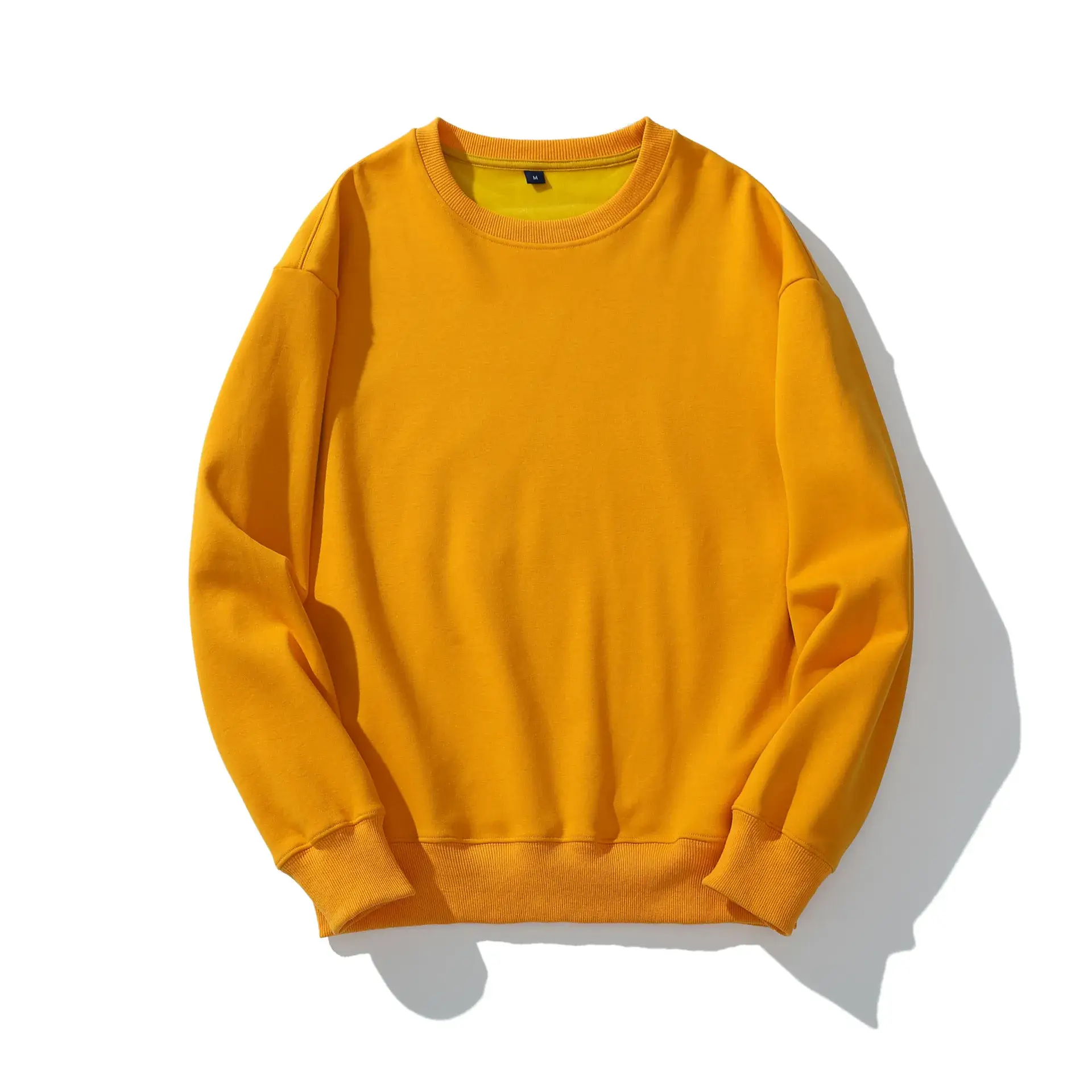 Pink Cotton Round Neck Sweatshirt for Men - Image 11