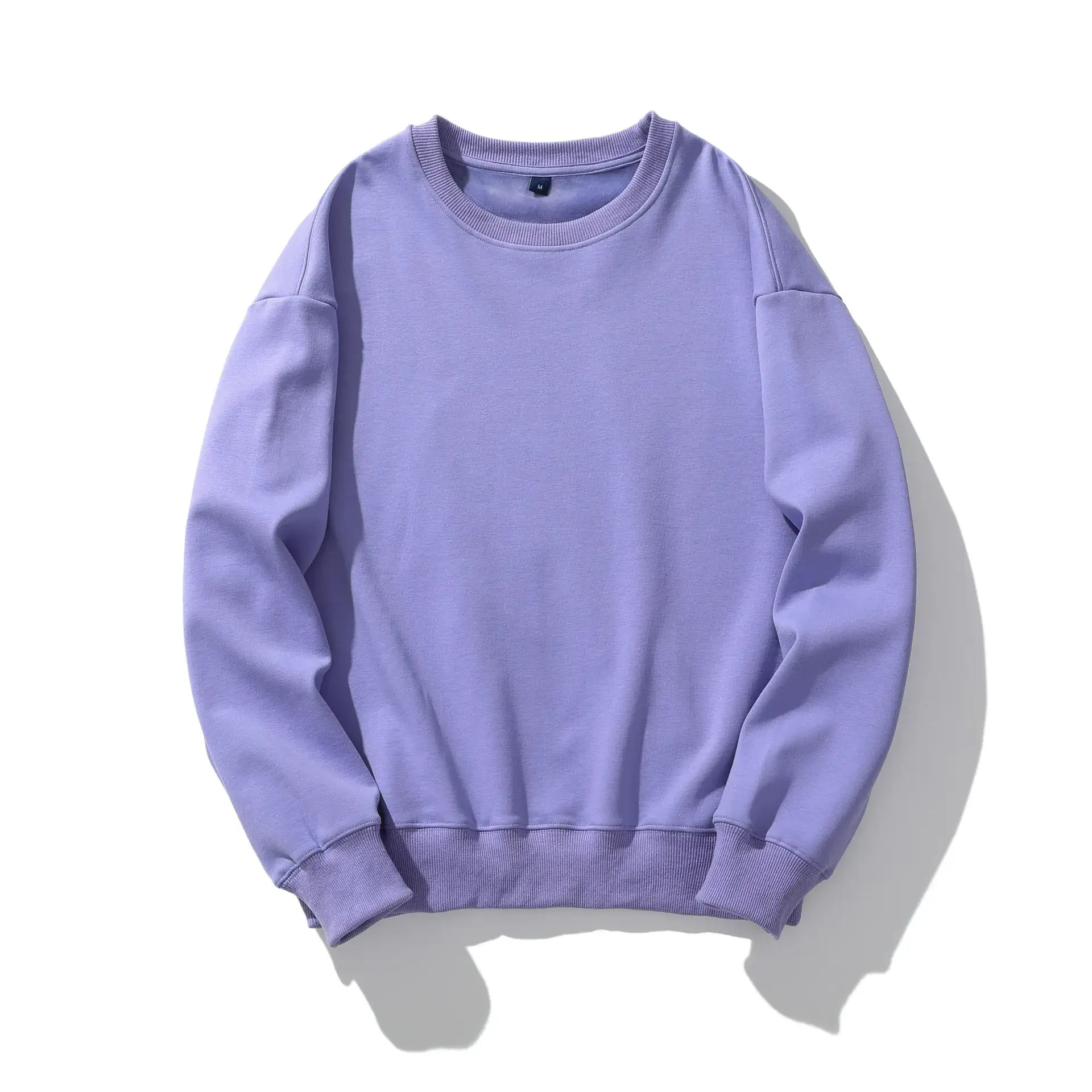 Pink Cotton Round Neck Sweatshirt for Men - Image 13