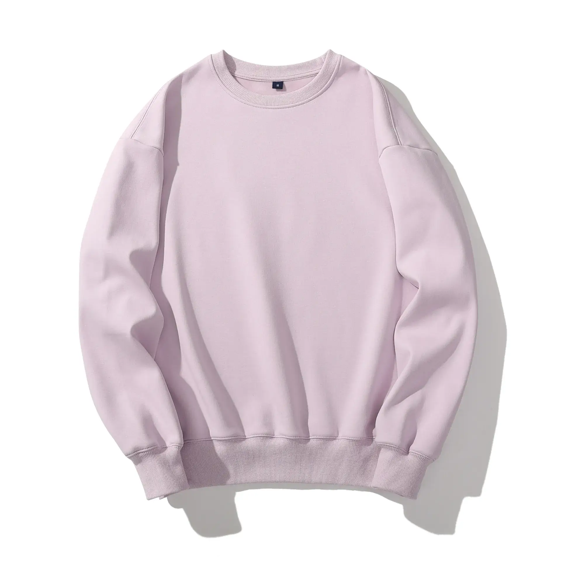 Pink Cotton Round Neck Sweatshirt for Men - Image 16
