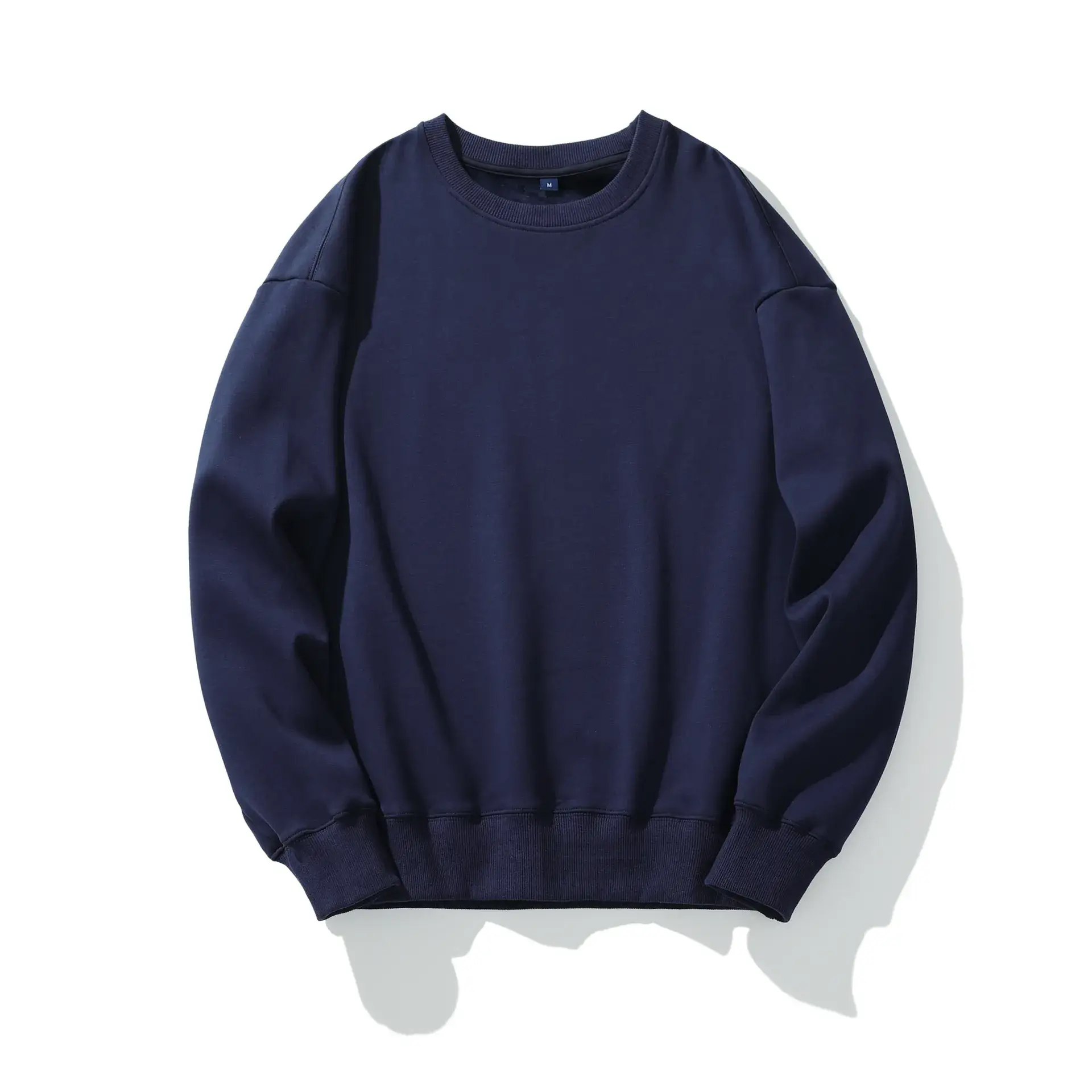 Pink Cotton Round Neck Sweatshirt for Men - Image 6