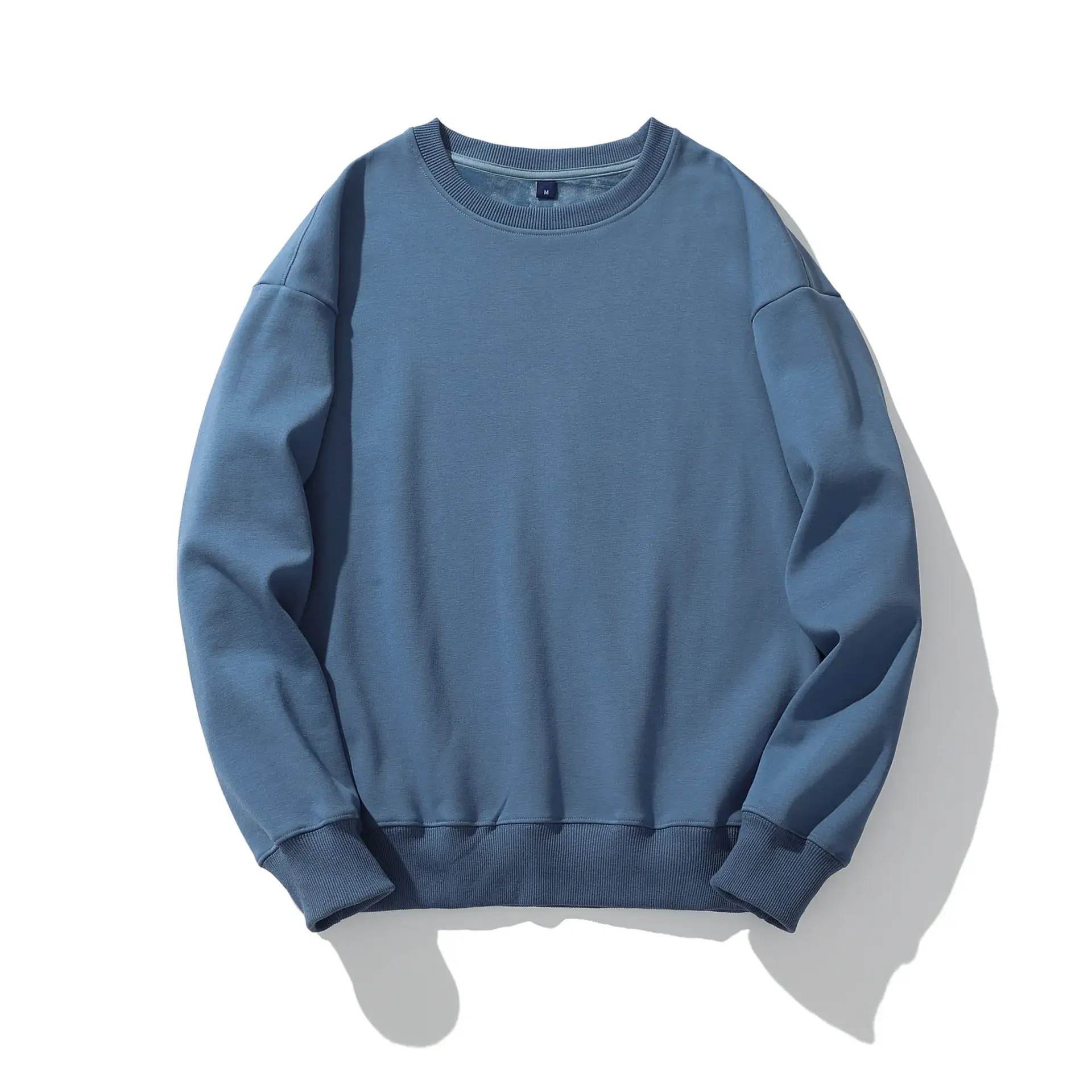 Pink Cotton Round Neck Sweatshirt for Men - Image 9