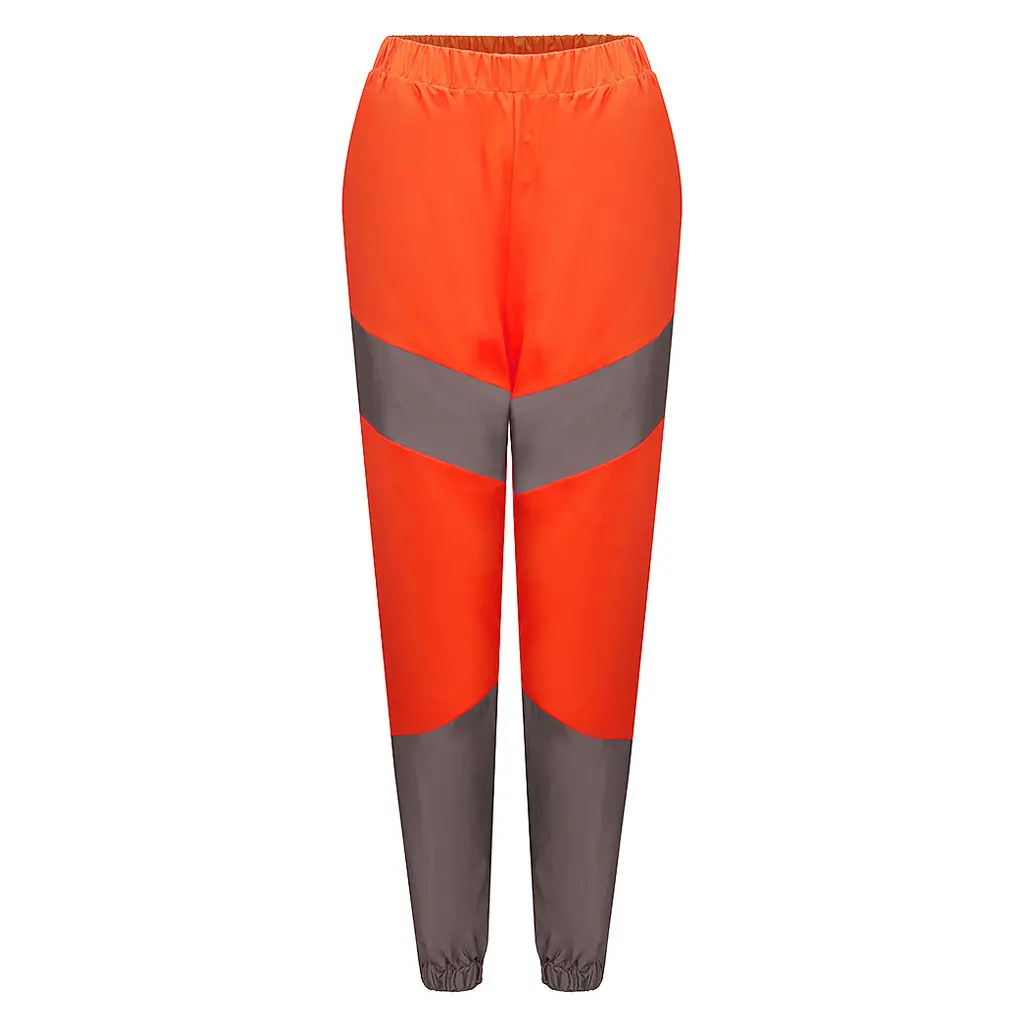 2026 Autumn Winter Sports Casual Pants Light Blue Patchwork Reflective - Image 8