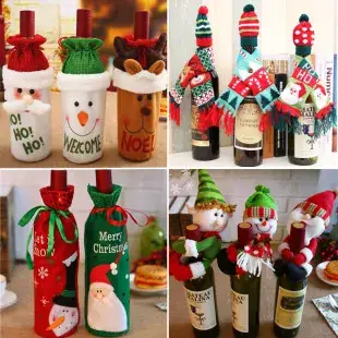 Christmas Snowman Chair Covers Red Decor — feature 11