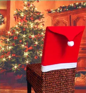 Christmas Snowman Chair Covers Red Decor — feature 7
