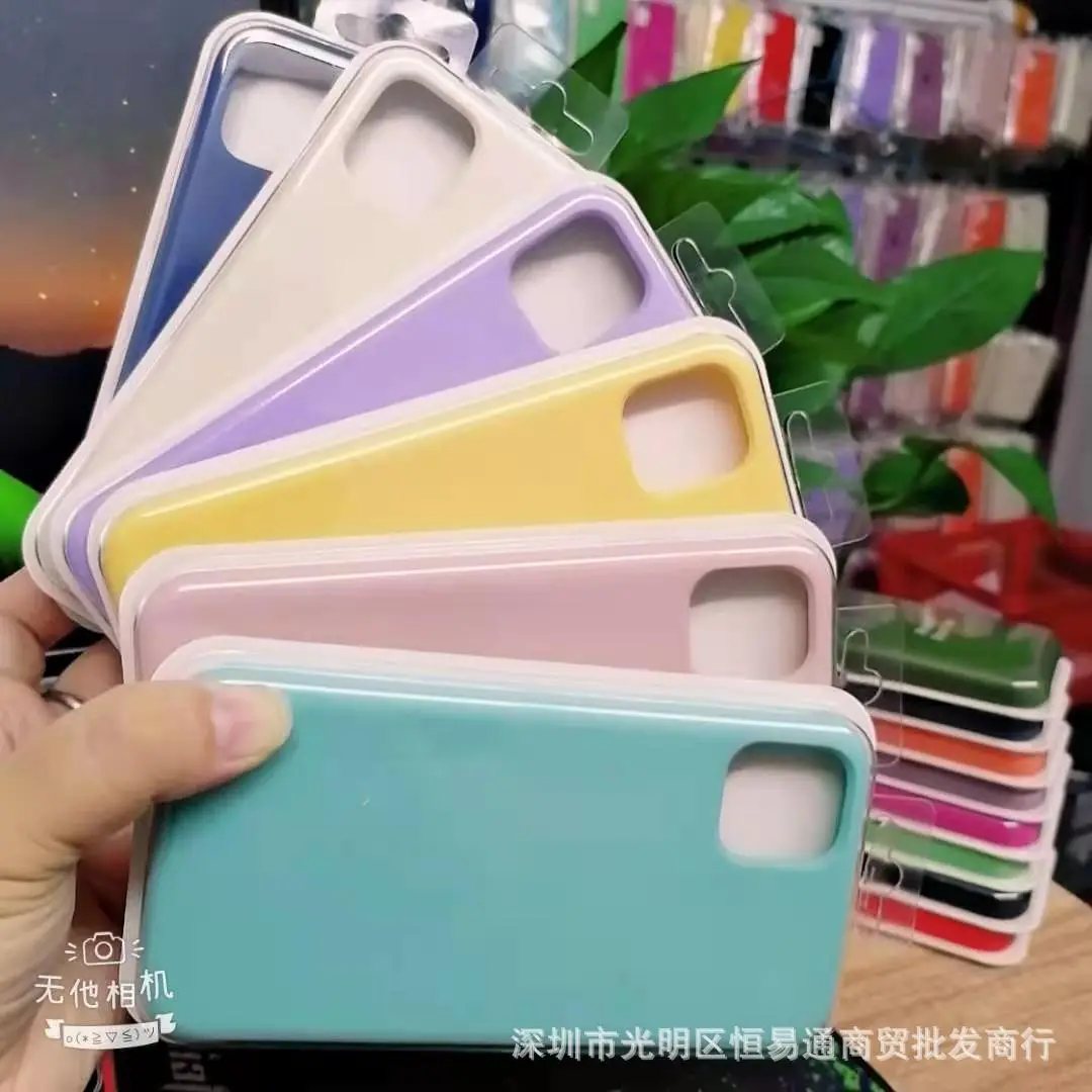 Liquid Silicone Phone Case for 14Promax Multi Color - Image 43