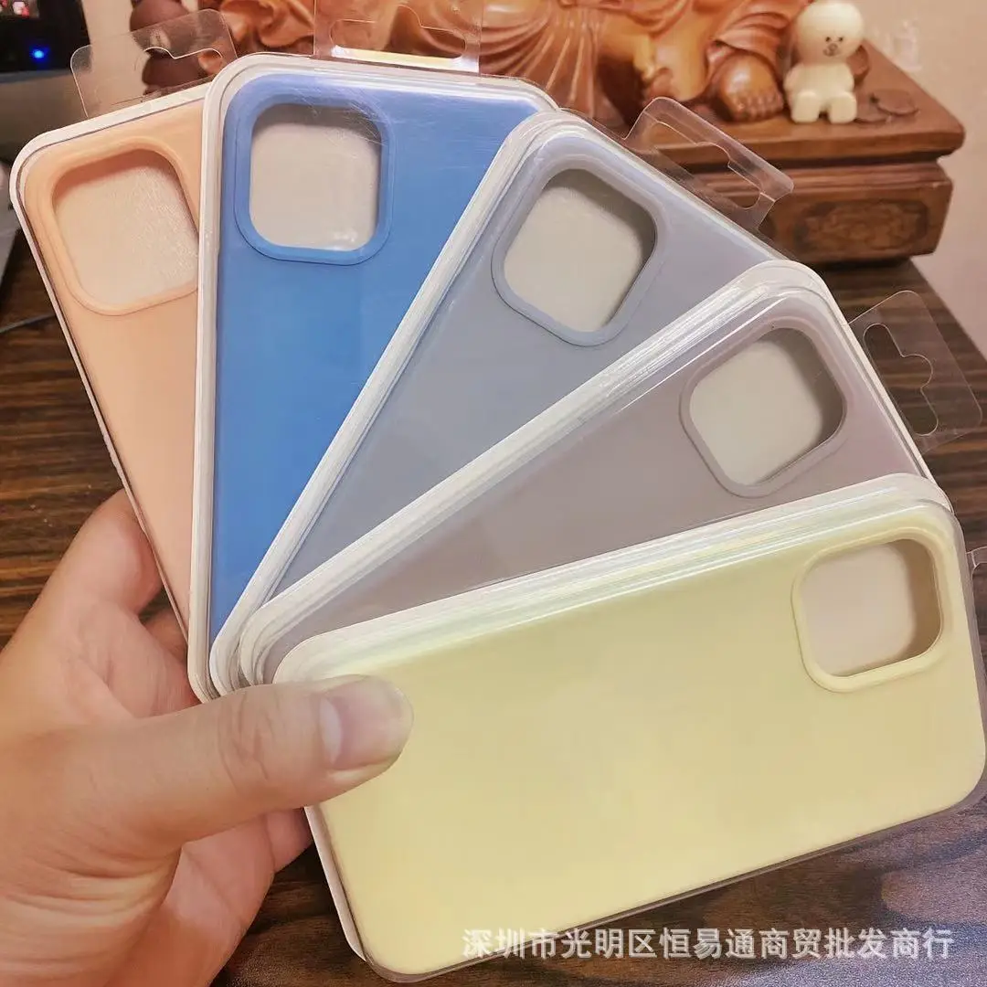 Liquid Silicone Phone Case for 14Promax Multi Color - Image 46