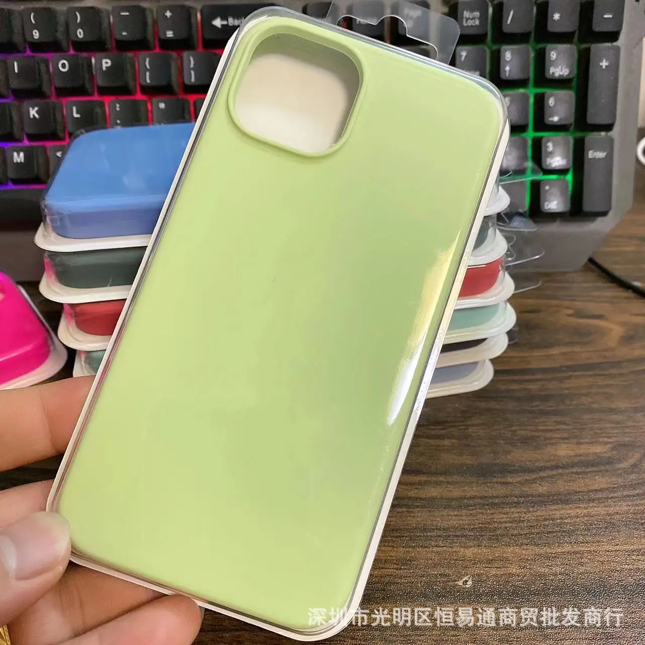 Liquid Silicone Phone Case for 14Promax Multi Color - Image 28