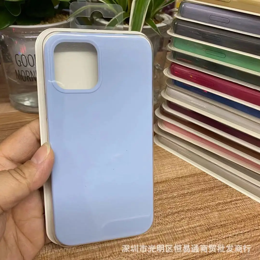 Liquid Silicone Phone Case for 14Promax Multi Color - Image 3