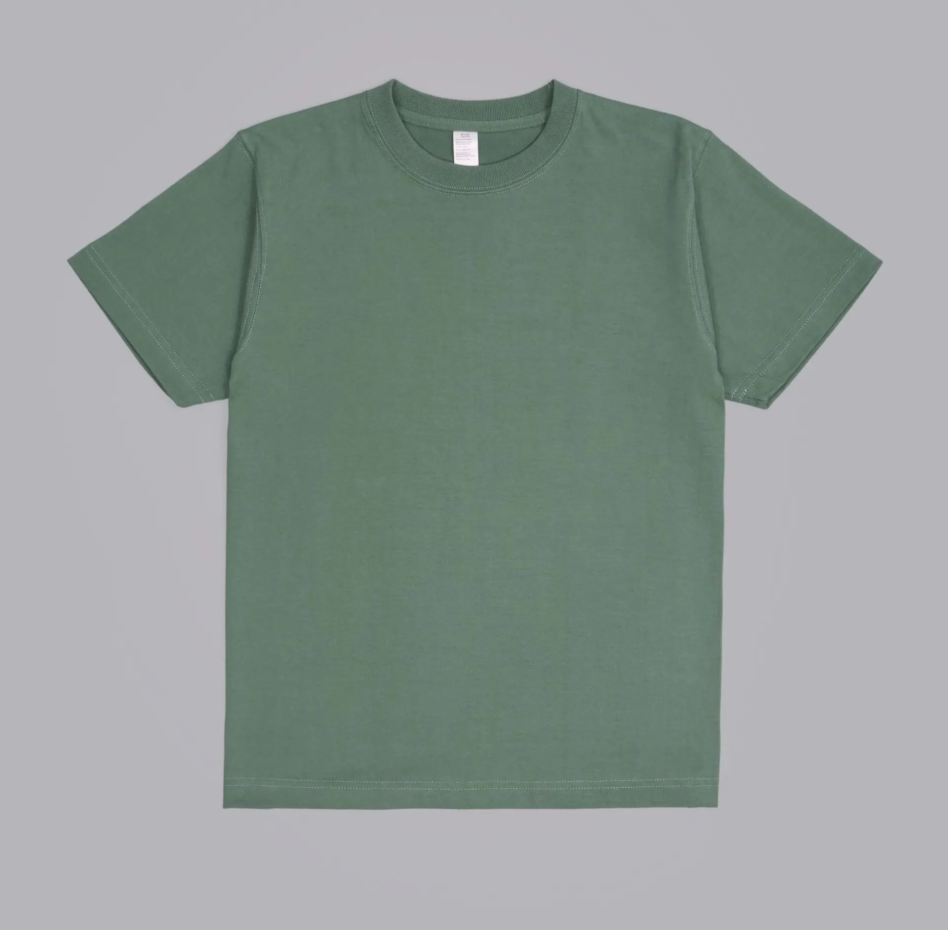 Men Super Heavy Cotton T-Shirt Solid Black - Image 8