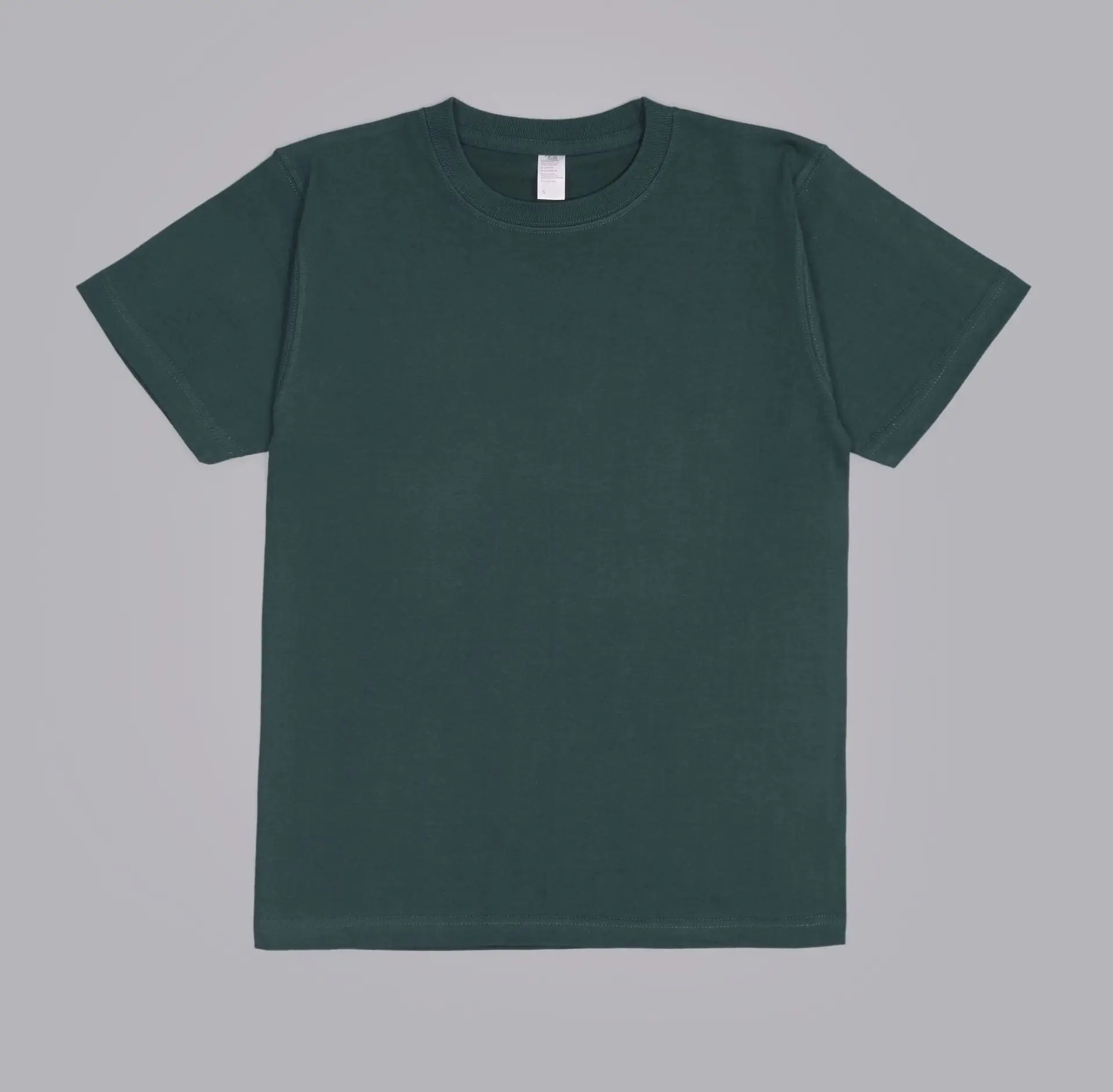 Men Super Heavy Cotton T-Shirt Solid Black - Image 9