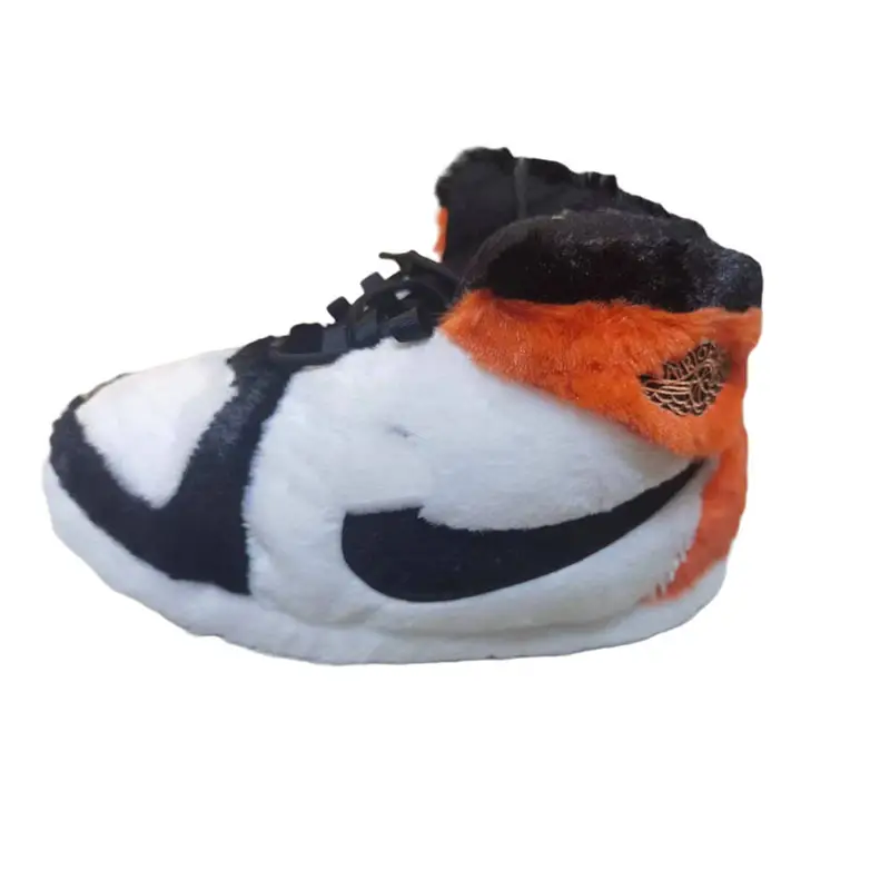 Cross-Border Douyin Spoof Aj1 Cotton Slippers Internet Celebrity Funny Cotton Shoes Coconut Luminous Bread Shoes Warm Home Winter