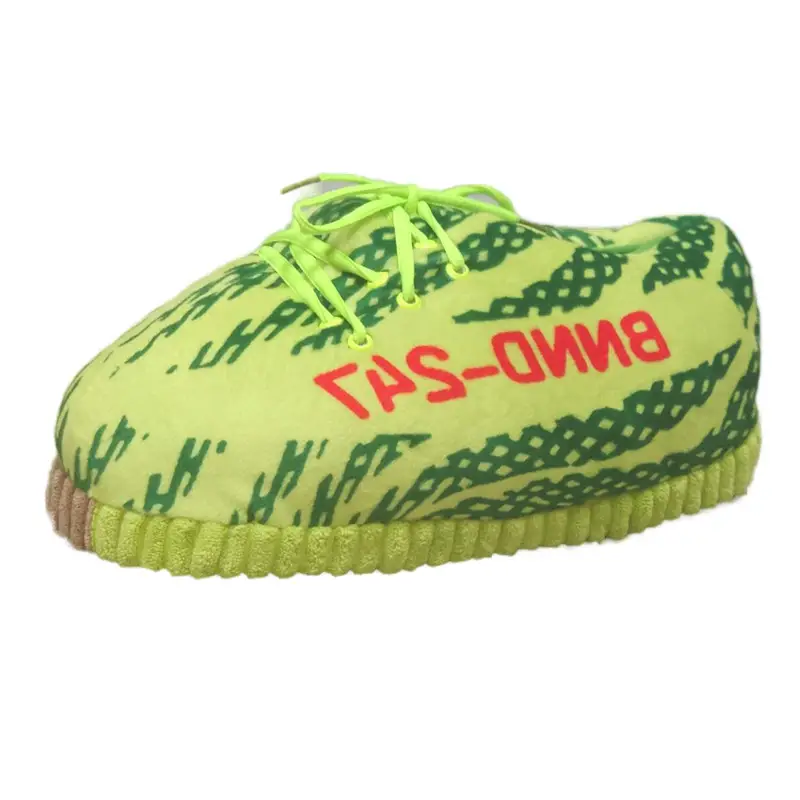 Cross-Border Douyin Spoof Aj1 Cotton Slippers Internet Celebrity Funny Cotton Shoes Coconut Luminous Bread Shoes Warm Home Winter