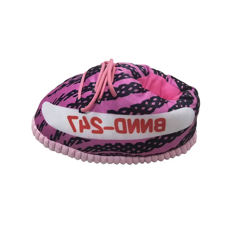 Cross-Border Douyin Spoof Aj1 Cotton Slippers Internet Celebrity Funny Cotton Shoes Coconut Luminous Bread Shoes Warm Home Winter