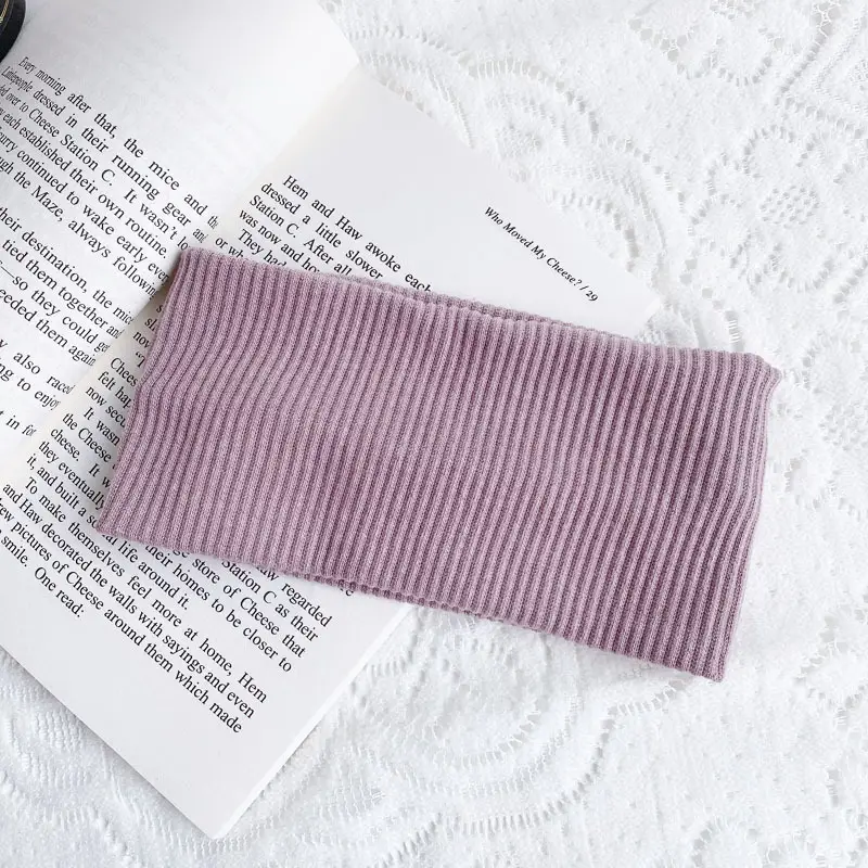Women's Grey Ribbed Headscarf Summer Wear