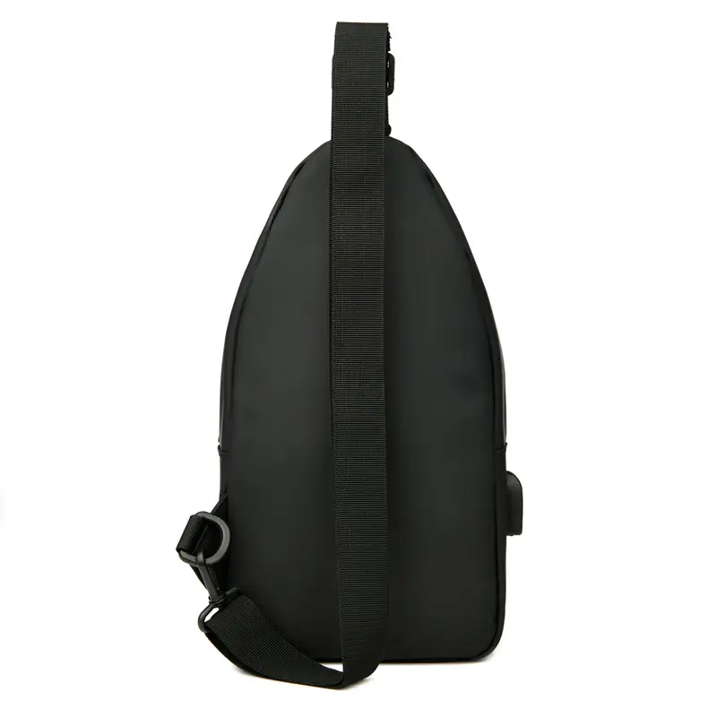Men's Waterproof Chest Bag Blue Black Shoulder Wear - Image 6