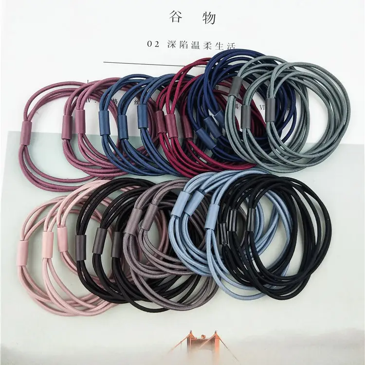 Korean Style Hair Ropes Rubber Bands for Girls