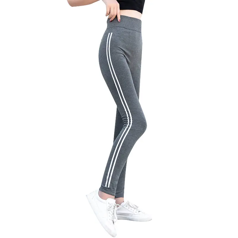 Black Elastic Cropped Leggings Extra Large Plus Size - Image 30