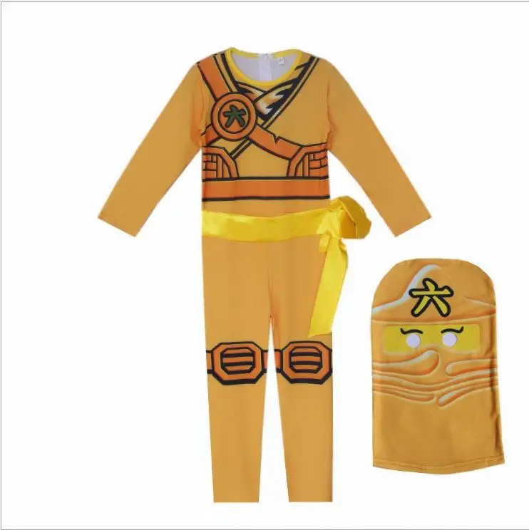 Yellow Ninja Gloves for Kids Halloween Costume - Image 3