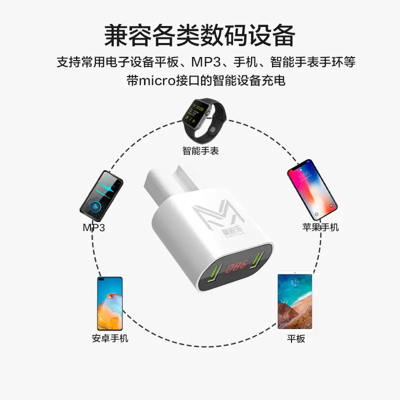 Dual USB Charging Head for Mobile Phone 5V3A - Image 8