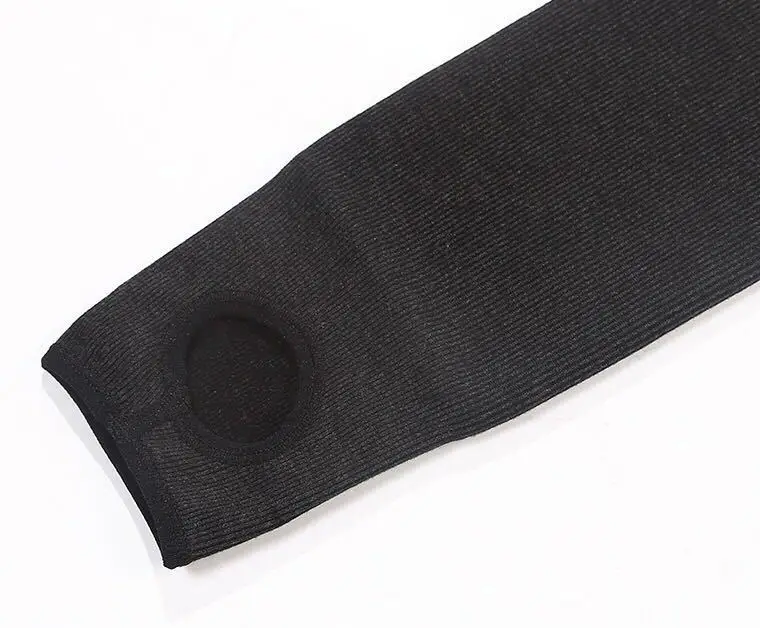 Women Velvet Padded Warm Leggings Set Grey — feature 10