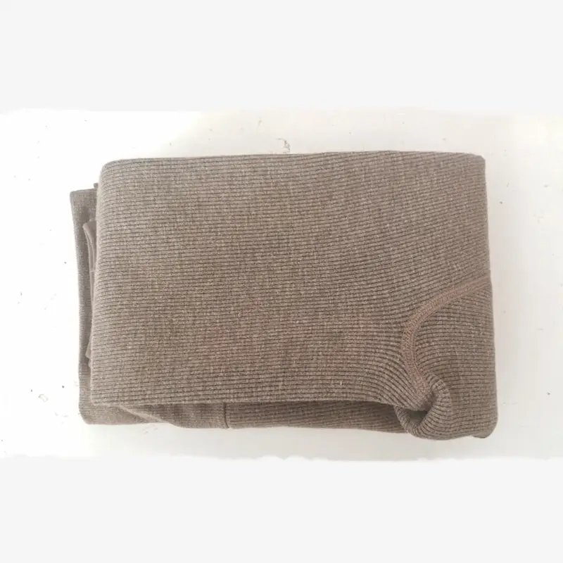 Women Velvet Padded Warm Leggings Set Grey - Image 5