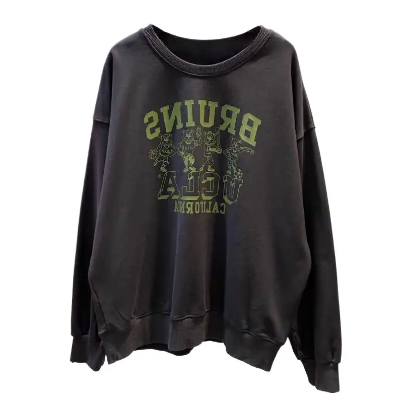 Women's Pink Bruins California Print Sweatshirt - Image 8