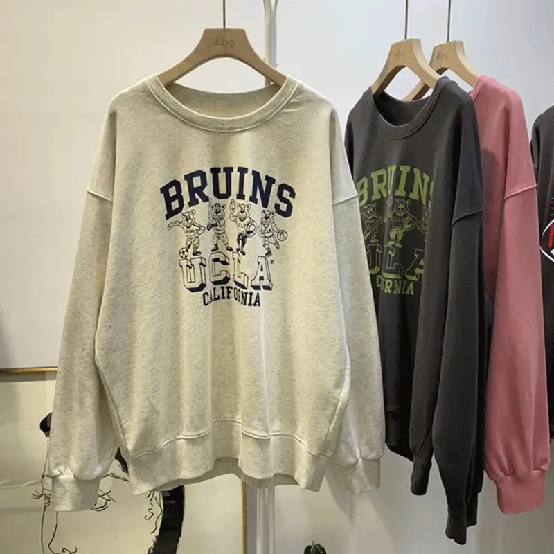 Women's Pink Bruins California Print Sweatshirt - Image 2