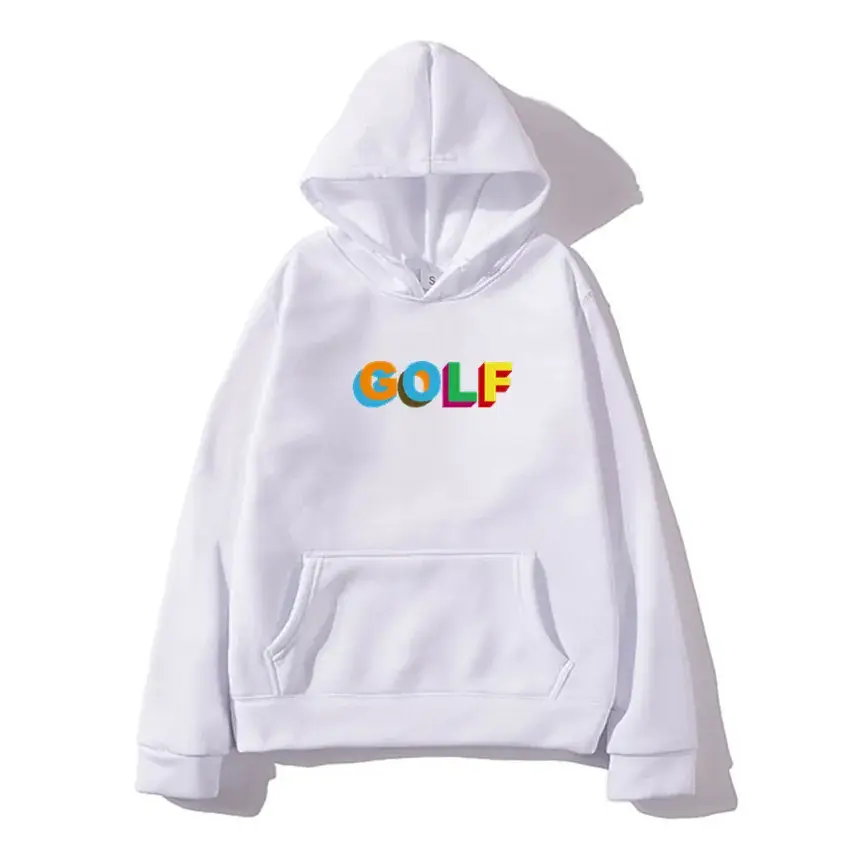 Red GOLF Printed Hoodie for Men Women