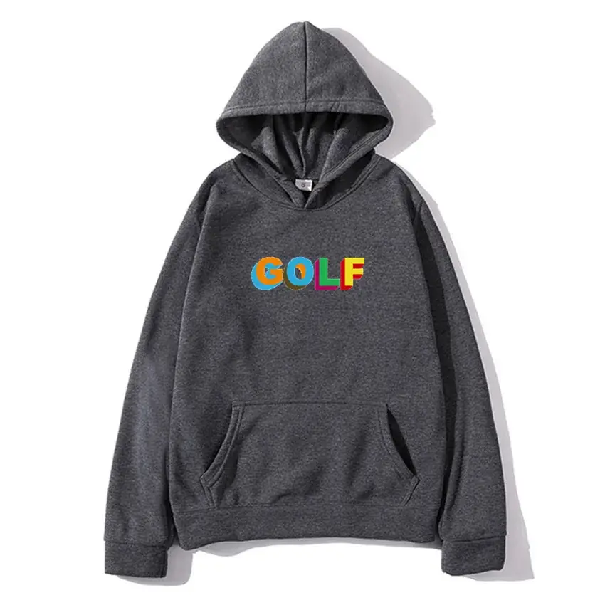 Red GOLF Printed Hoodie for Men Women