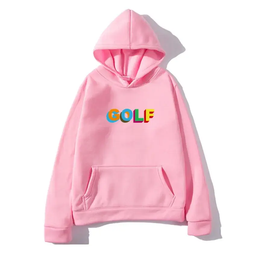 Red GOLF Printed Hoodie for Men Women