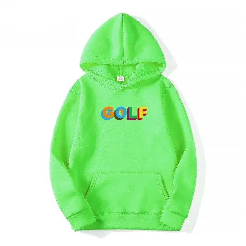 Red GOLF Printed Hoodie for Men Women