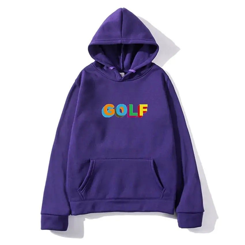 Red GOLF Printed Hoodie for Men Women
