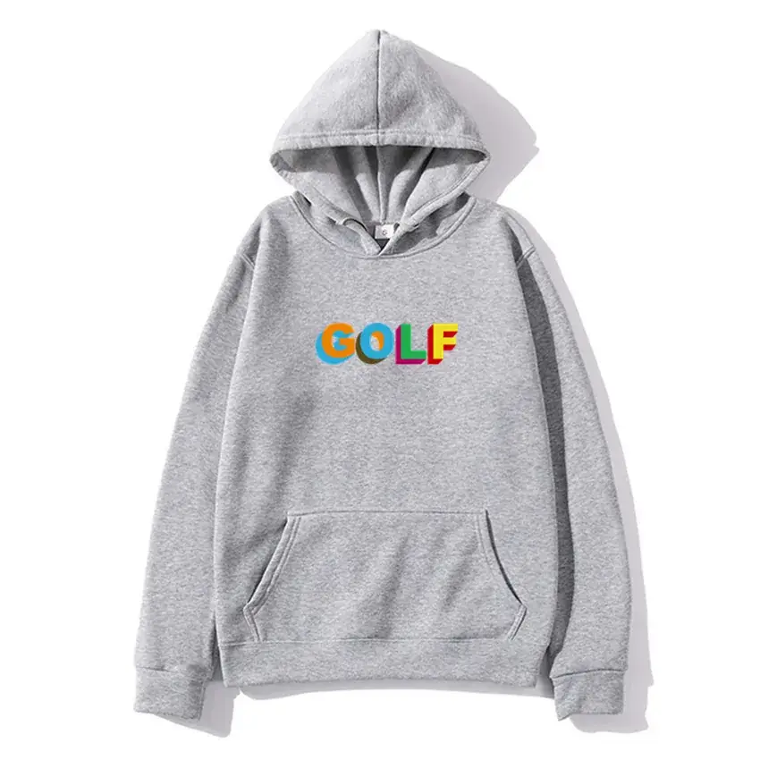 Red GOLF Printed Hoodie for Men Women