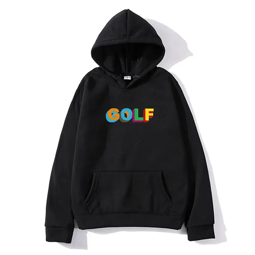 Red GOLF Printed Hoodie for Men Women