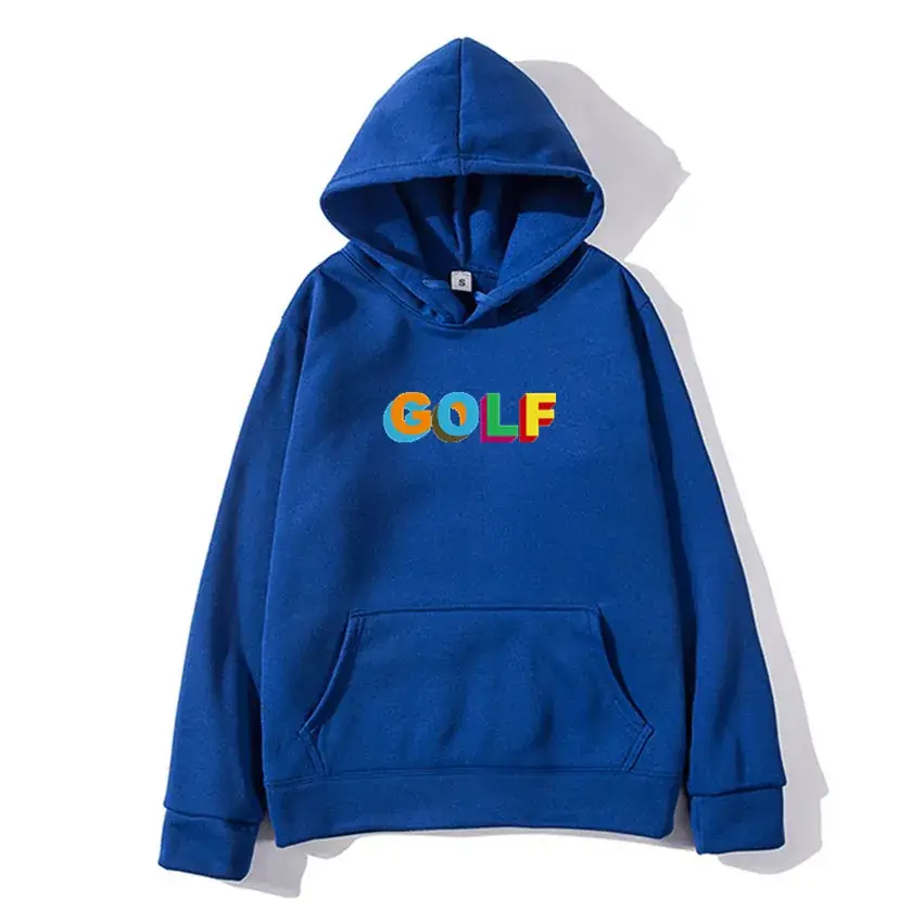 Red GOLF Printed Hoodie for Men Women