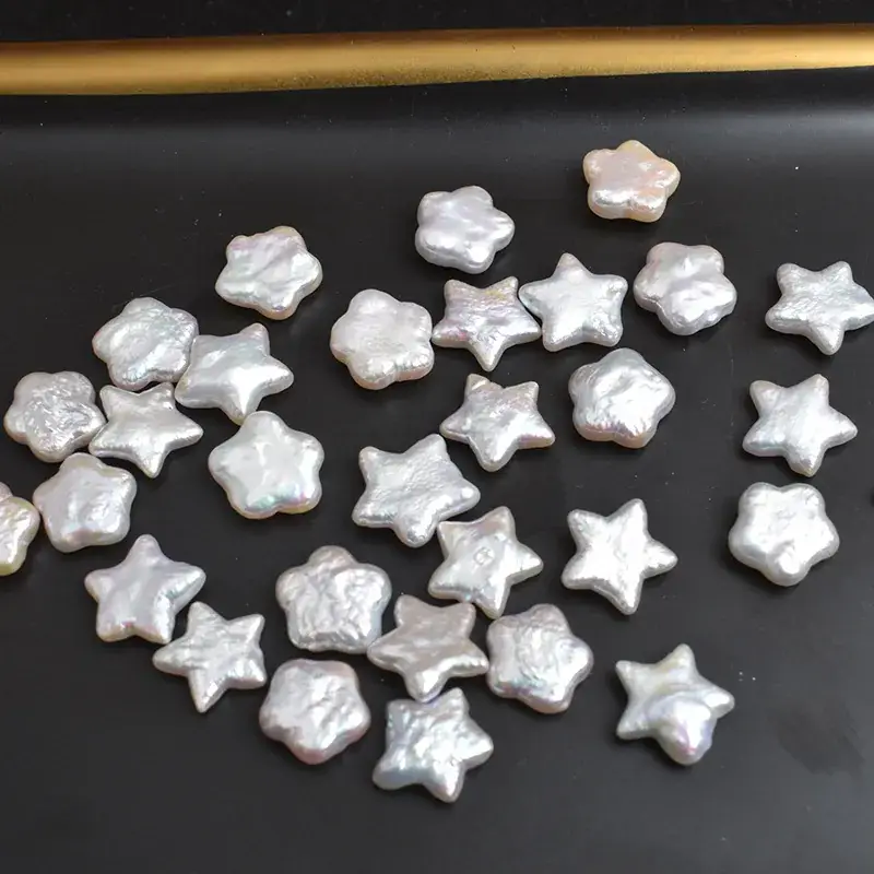 5-Pointed Star Pearl Earrings for DIY Jewelry - Image 4
