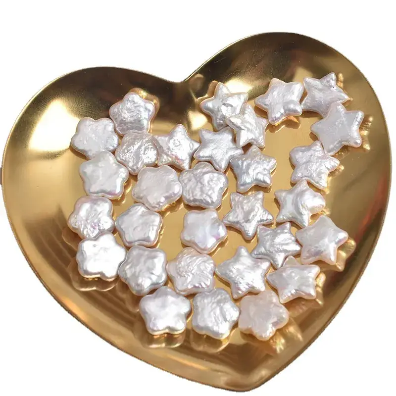 5-Pointed Star Pearl Earrings for DIY Jewelry - Image 5