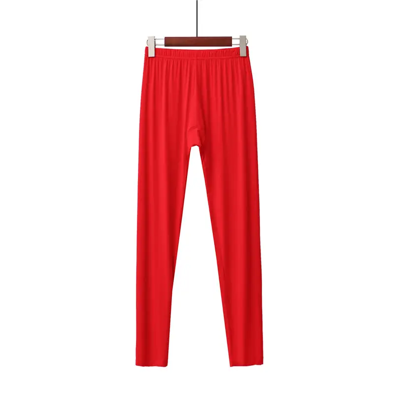 Women's Blue Modal Slim Fit Leggings Large - Image 8