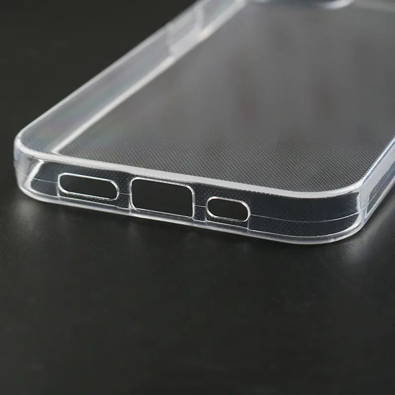 Transparent Tpu Leather Phone Case for 14 Pro Max