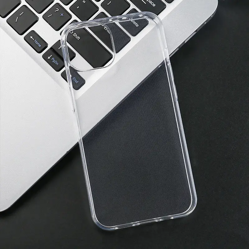 Transparent Tpu Leather Phone Case for 14 Pro Max — feature 1