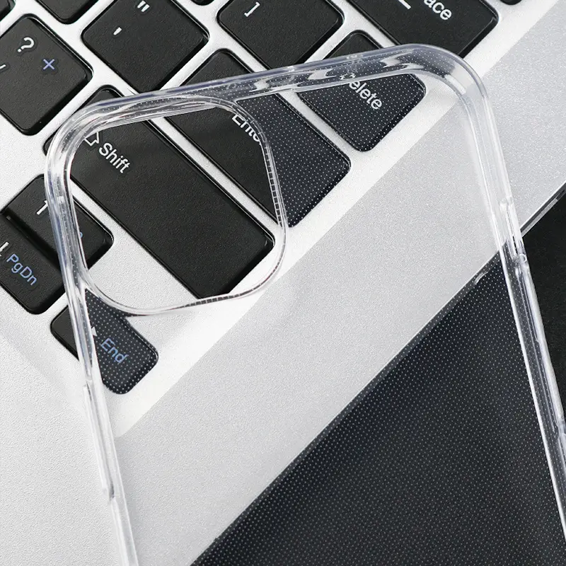Transparent Tpu Leather Phone Case for 14 Pro Max — feature 2