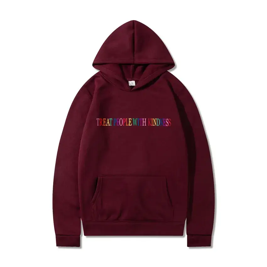 Black Harry Styles Hoodie with Rainbow Print - Image 10