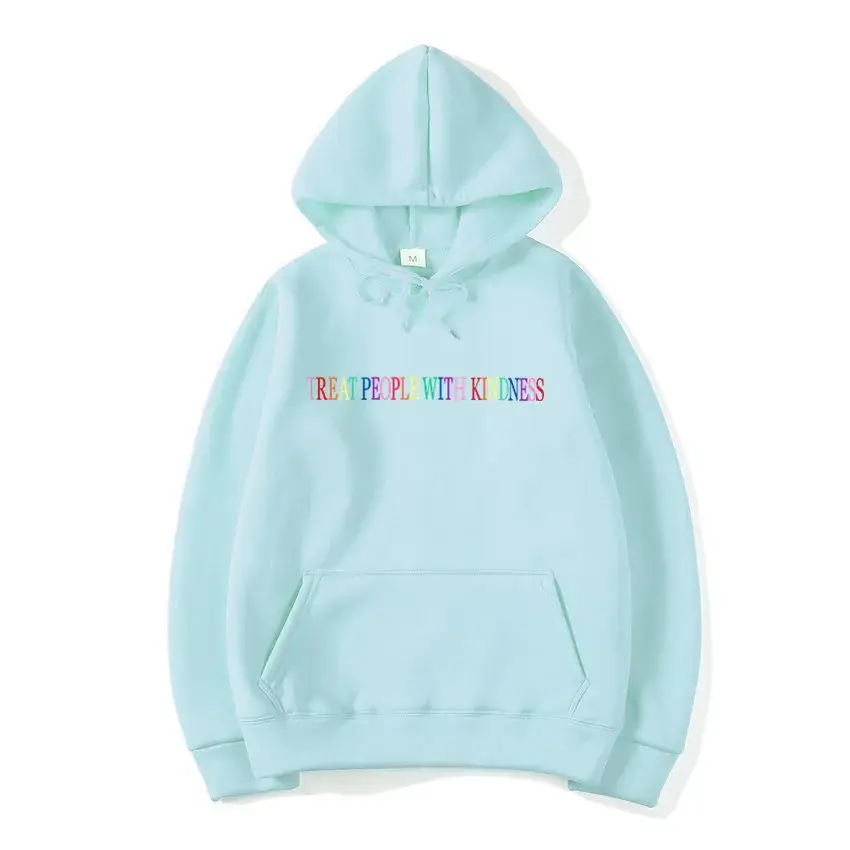 Black Harry Styles Hoodie with Rainbow Print - Image 12