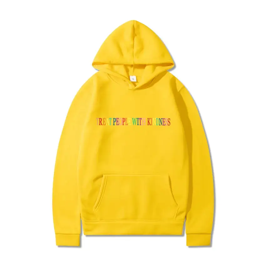 Black Harry Styles Hoodie with Rainbow Print - Image 3