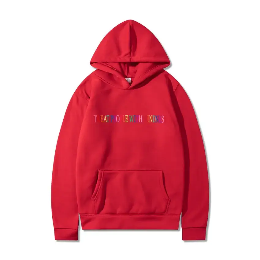 Black Harry Styles Hoodie with Rainbow Print - Image 4