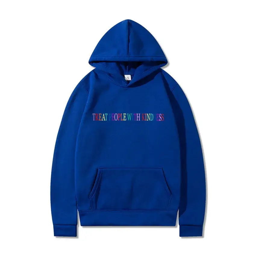 Black Harry Styles Hoodie with Rainbow Print - Image 8