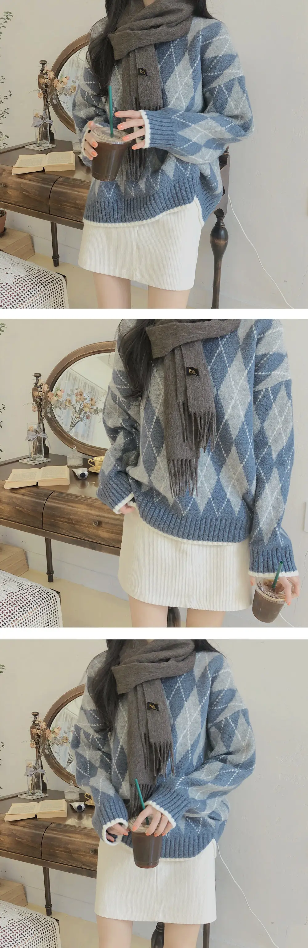 Women Lazy Sweater Winter 2026 Loose Patterned — feature 4