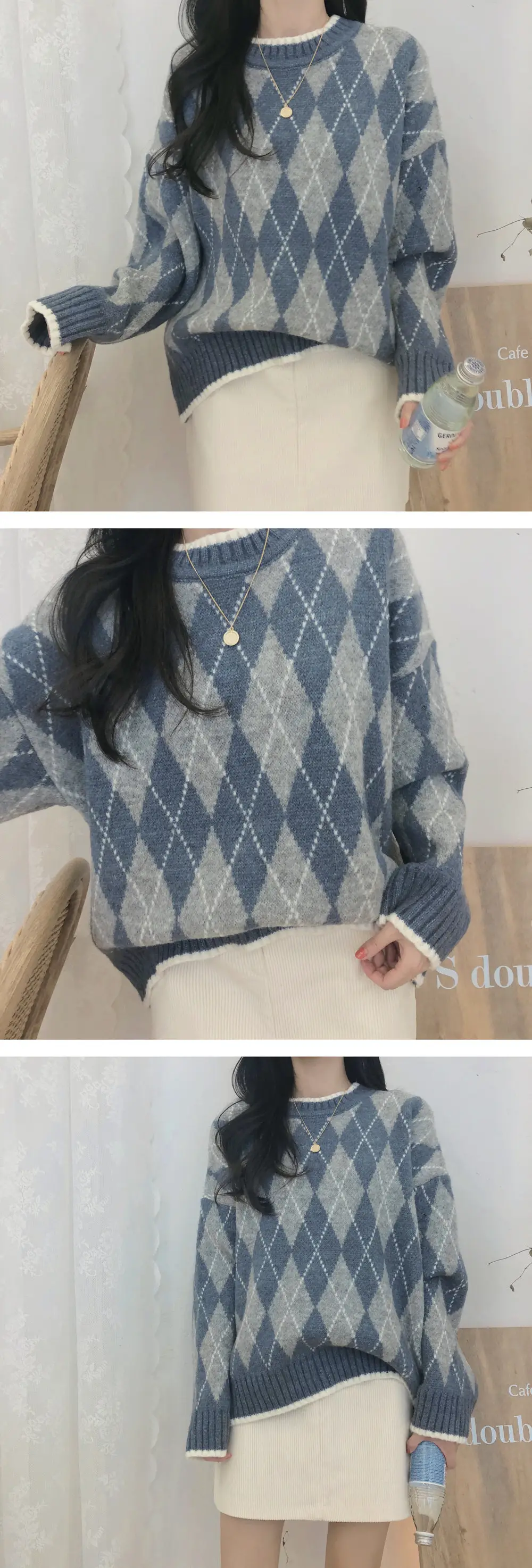 Women Lazy Sweater Winter 2026 Loose Patterned — feature 8