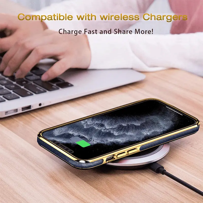 Apple 12 Pro Full Leather Case with Exquisite Outlines — feature 8